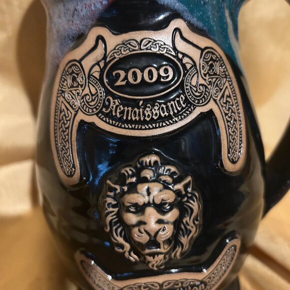 2009 Renaissance Festival Stein limited edition # on bottom 8.5in tall - Picture 6 of 7